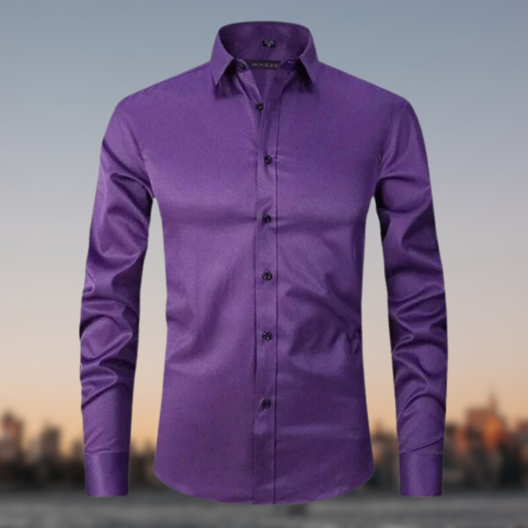 Chemise Classique Blanche Manches Longues