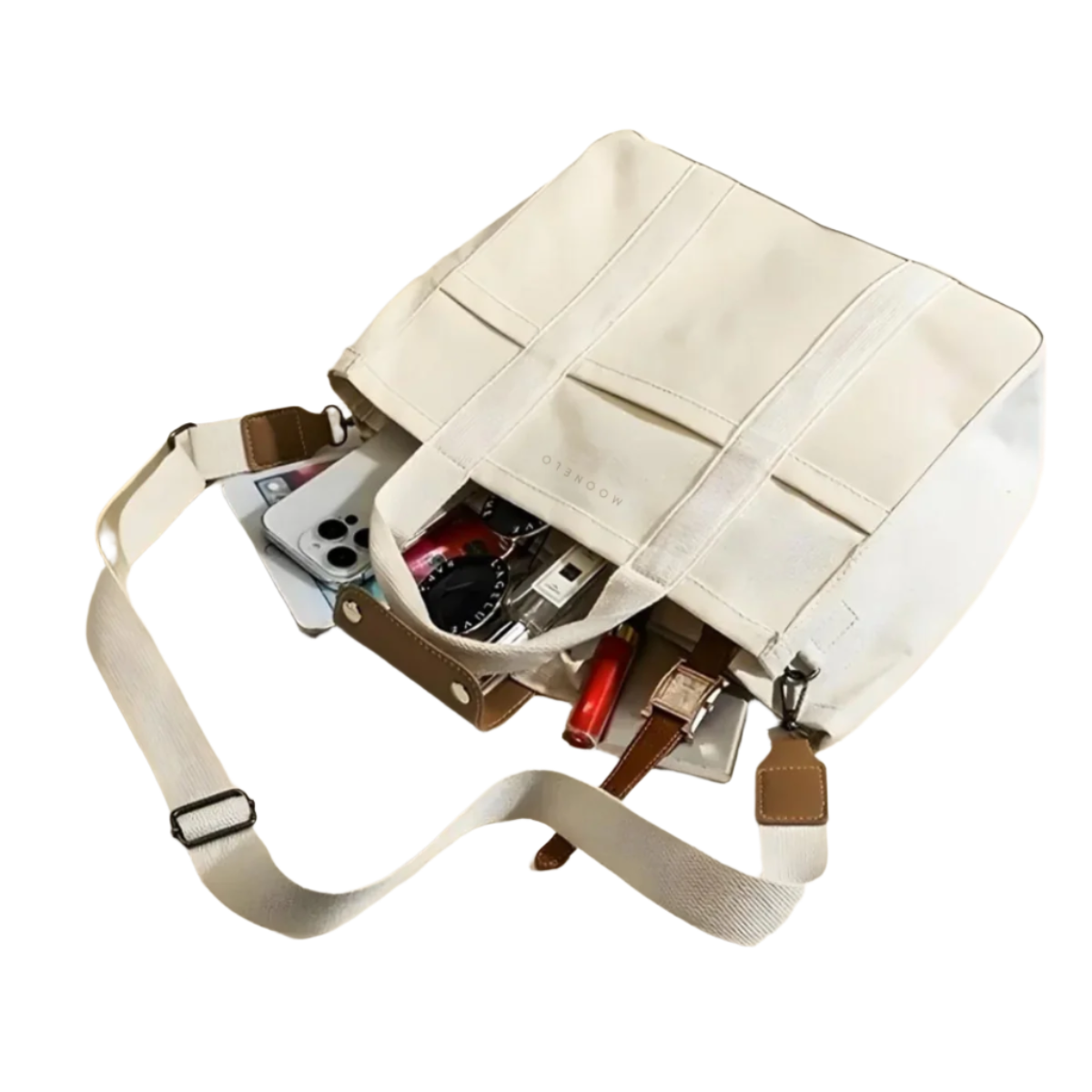 Sac à main polyvalent avec poches intérieures et bretelle ajustable - LuxeStyle
