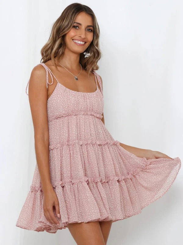Robe Été Colorée à Fleurs pour Femme