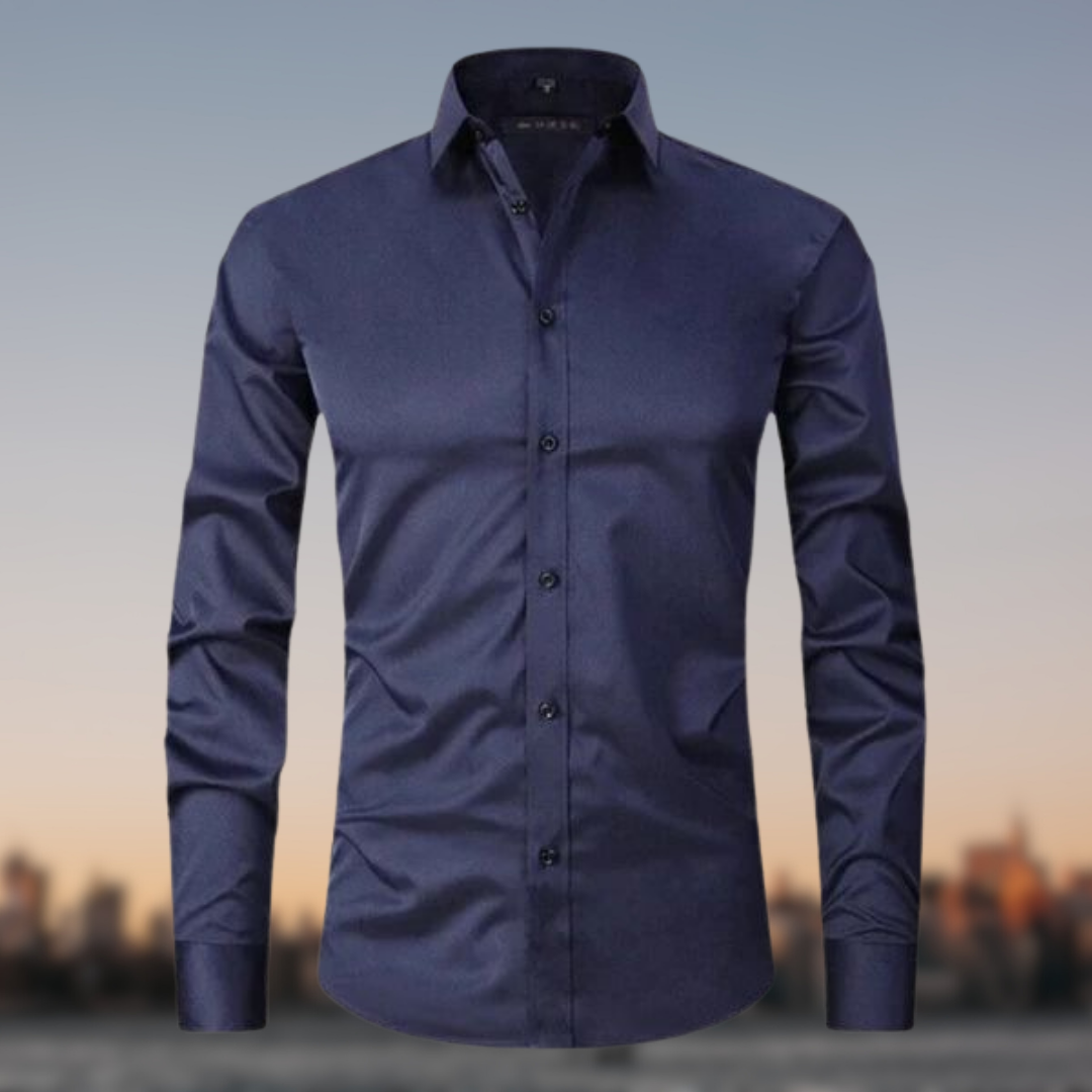 Chemise Classique Blanche Manches Longues
