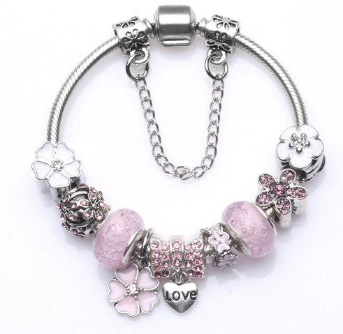 Bracelet à breloques chic pour femme