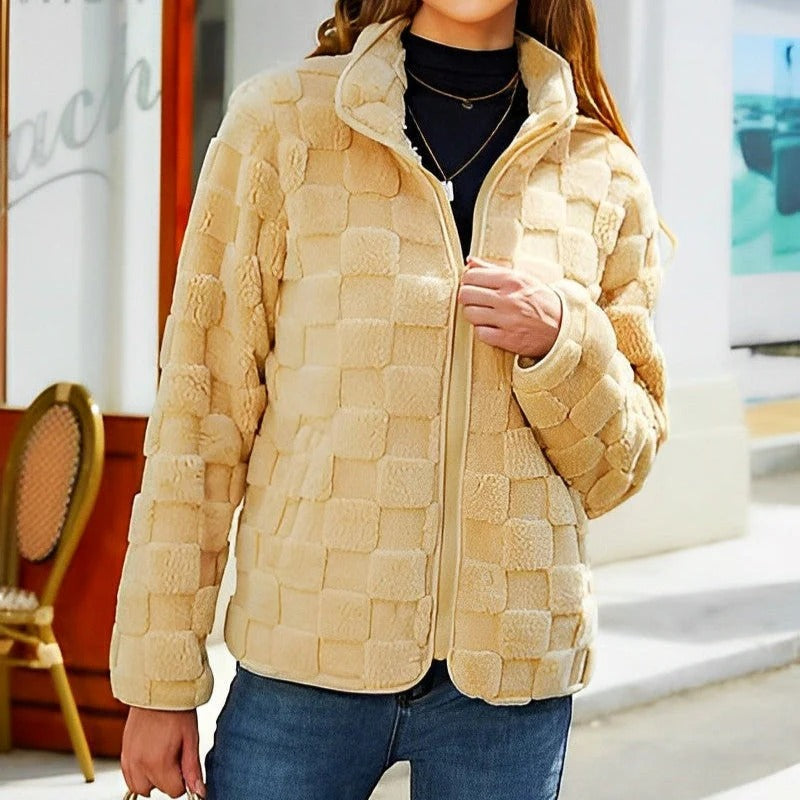 Veste Polaire Rose Fleurie Féminine