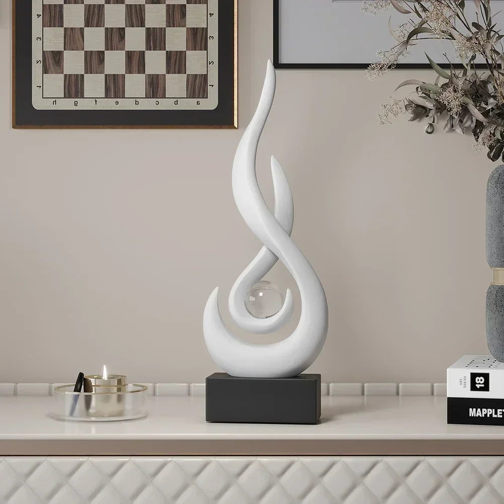 Tableau Décoratif Abstrait Élégant avec Effet de Pinceau