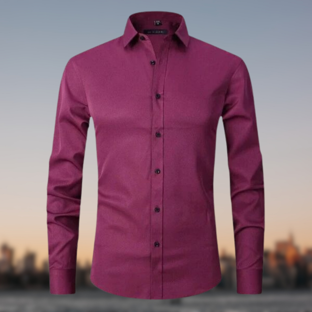 Chemise Classique Blanche Manches Longues