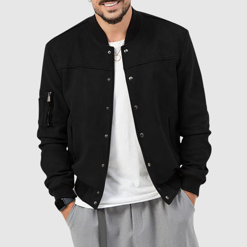 Veste Homme Hiver avec Capuchon et Poches Réglables