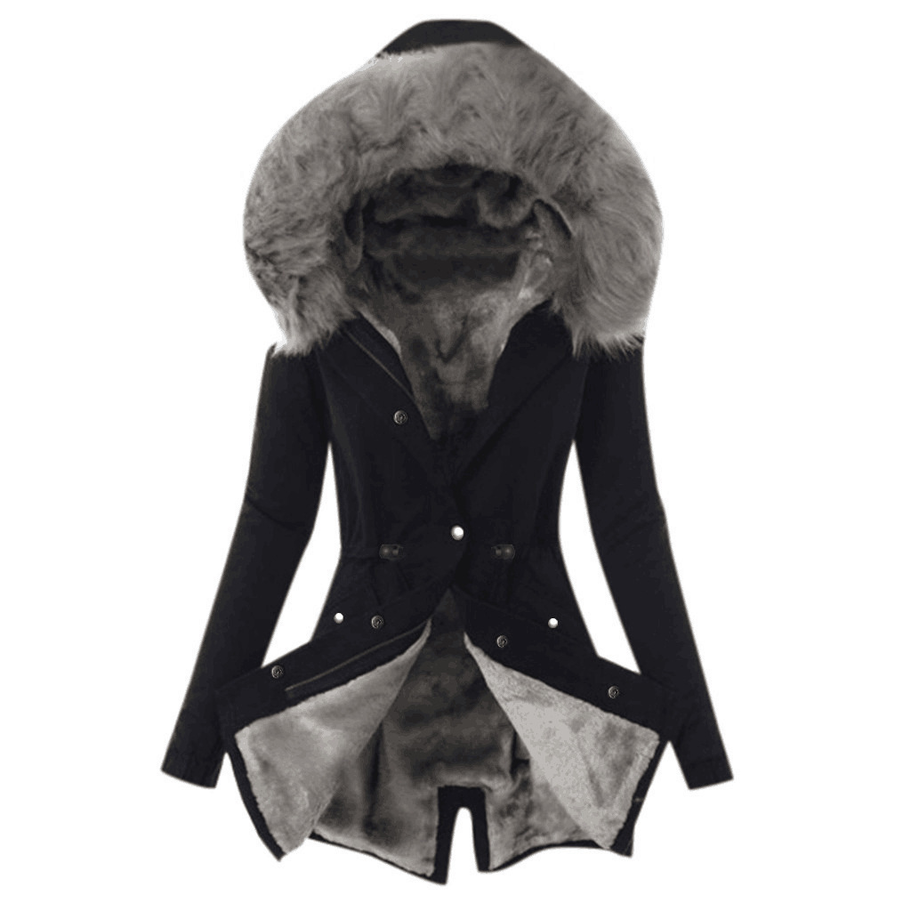Veste Hivernale Doublée Élégante pour Femme