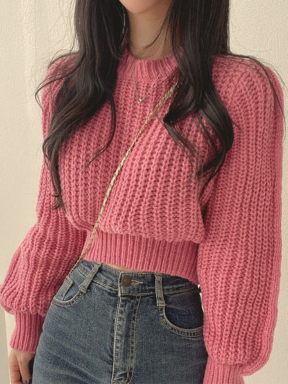 Pull Femme Élégant Manches Longues Hiver