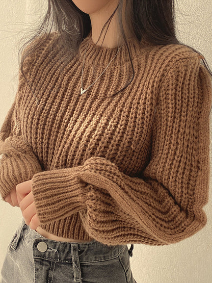 Pull Femme Élégant Manches Longues Hiver - LuxeStyle