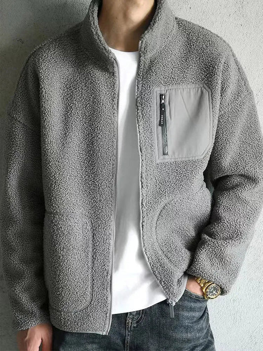 Veste polaire douce et confortable pour hommes - LuxeStyle