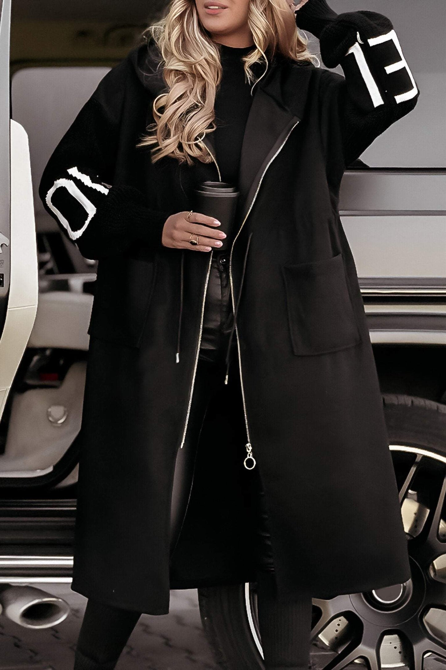 Manteau Femme Hiver Chic - Veste Patchwork Douillette et Tendance