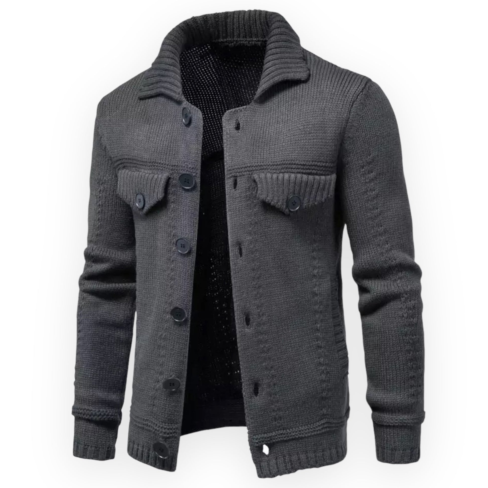 Veste Hivernale Doublée à Fermeture Éclair pour Homme - LuxeStyle