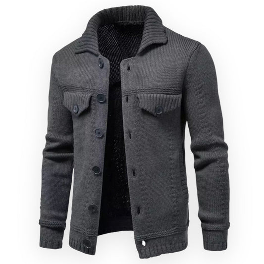 Veste Hivernale Doublée à Fermeture Éclair pour Homme - LuxeStyle