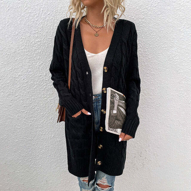 Gilet Femme Très Chaude à Maille Épaisse pour Hiver