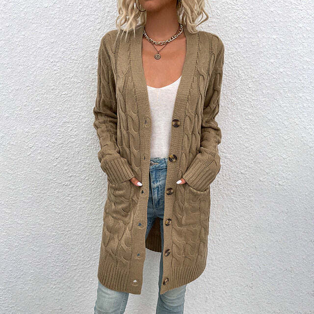 Gilet Femme Très Chaude à Maille Épaisse pour Hiver