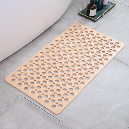 Tapis de bain sécurité gris perforé