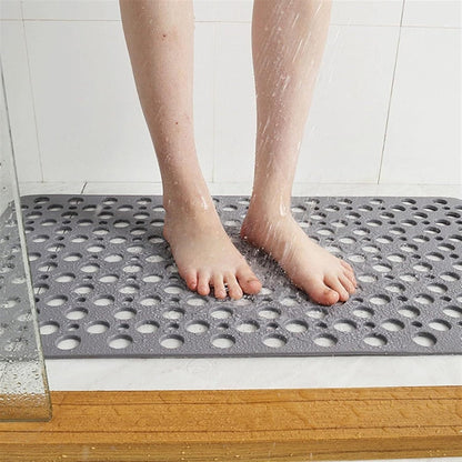 Tapis de douche antidérapant avec drainage rapide - LuxeStyle