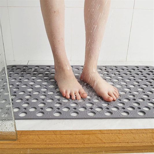 Tapis de douche antidérapant avec drainage rapide - LuxeStyle