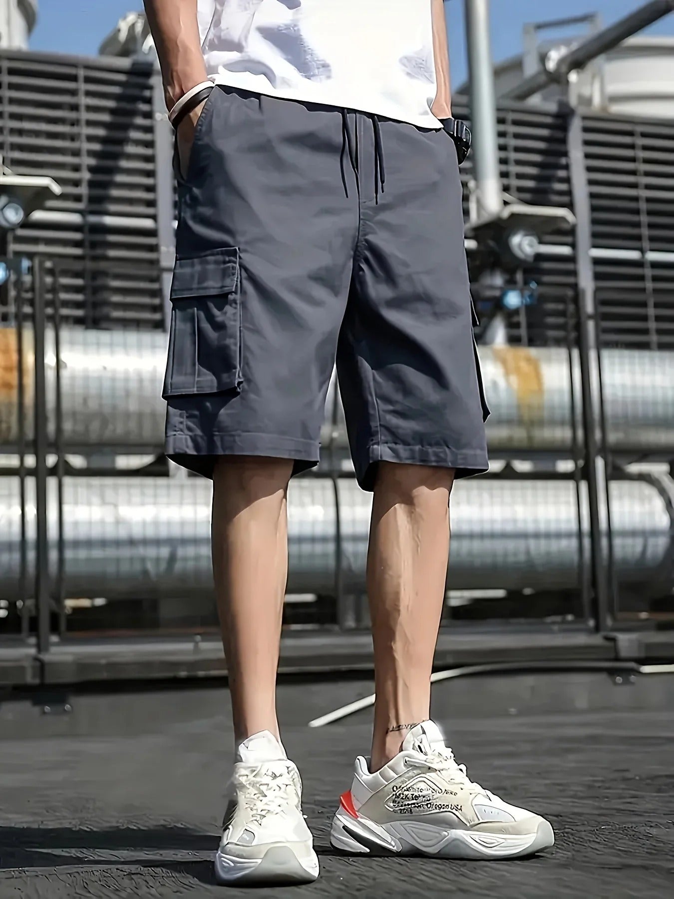 Short Décontracté avec Poches Pratiques pour Été - LuxeStyle