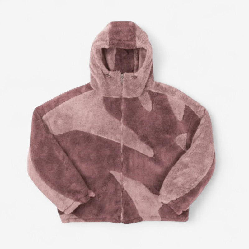 Veste Polaire Chaude à Capuche Étanche