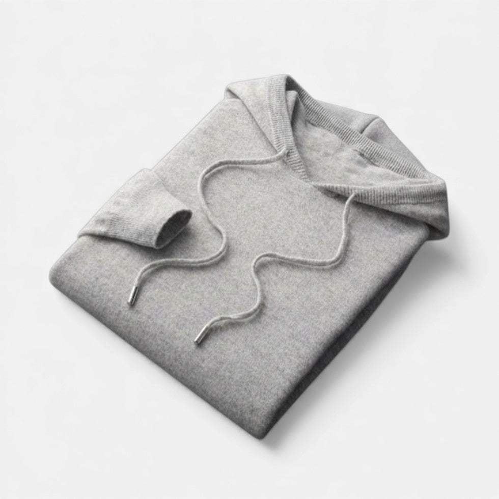 Pull à capuche en coton doux femme