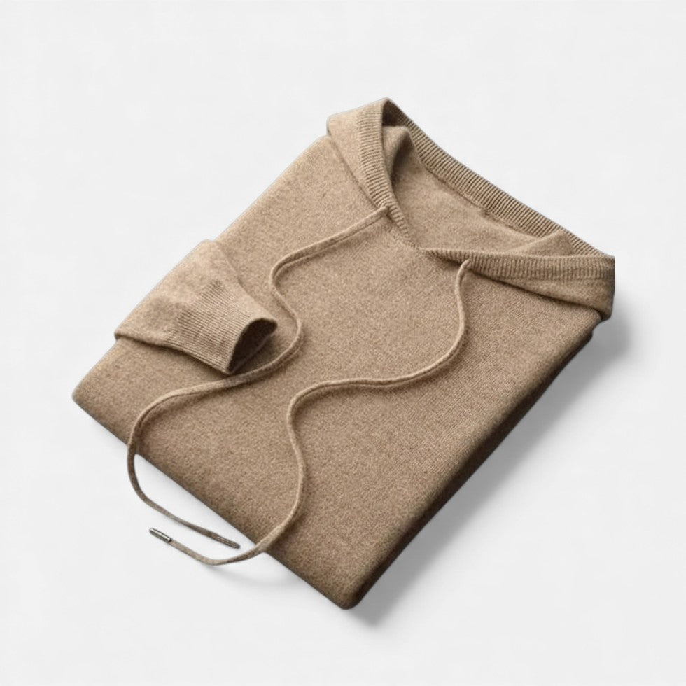 Pull à capuche en coton doux femme