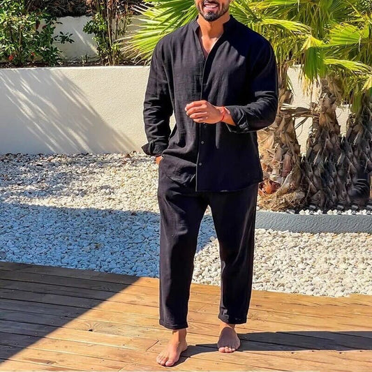 Costume Homme Été Deux Pièces Classique - LuxeStyle