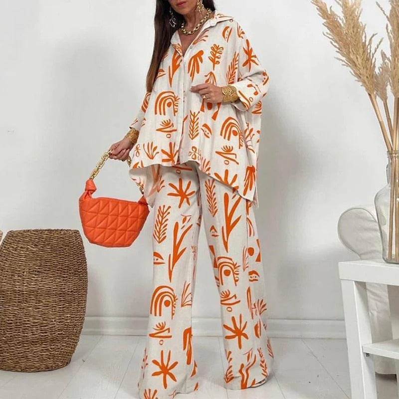 Tenue Été Femmes : Chemise et Pantalon Confort