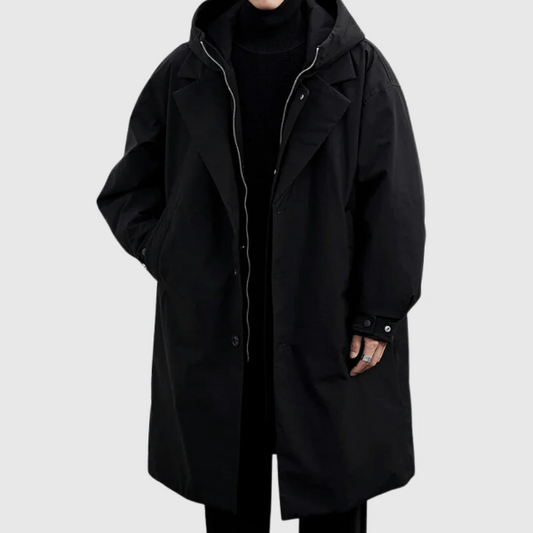 Manteau Imperméable Homme avec Capuche pour Jours de Pluie - LuxeStyle