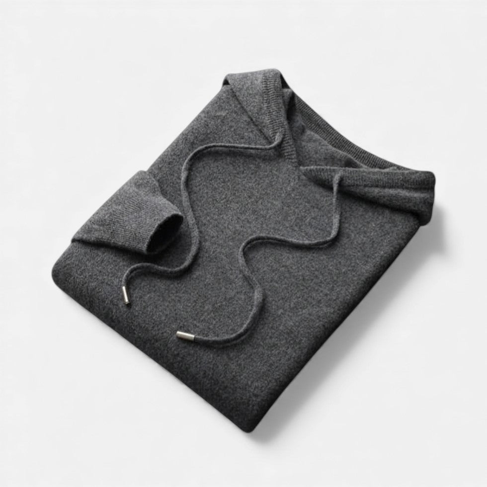 Pull à capuche en coton doux femme
