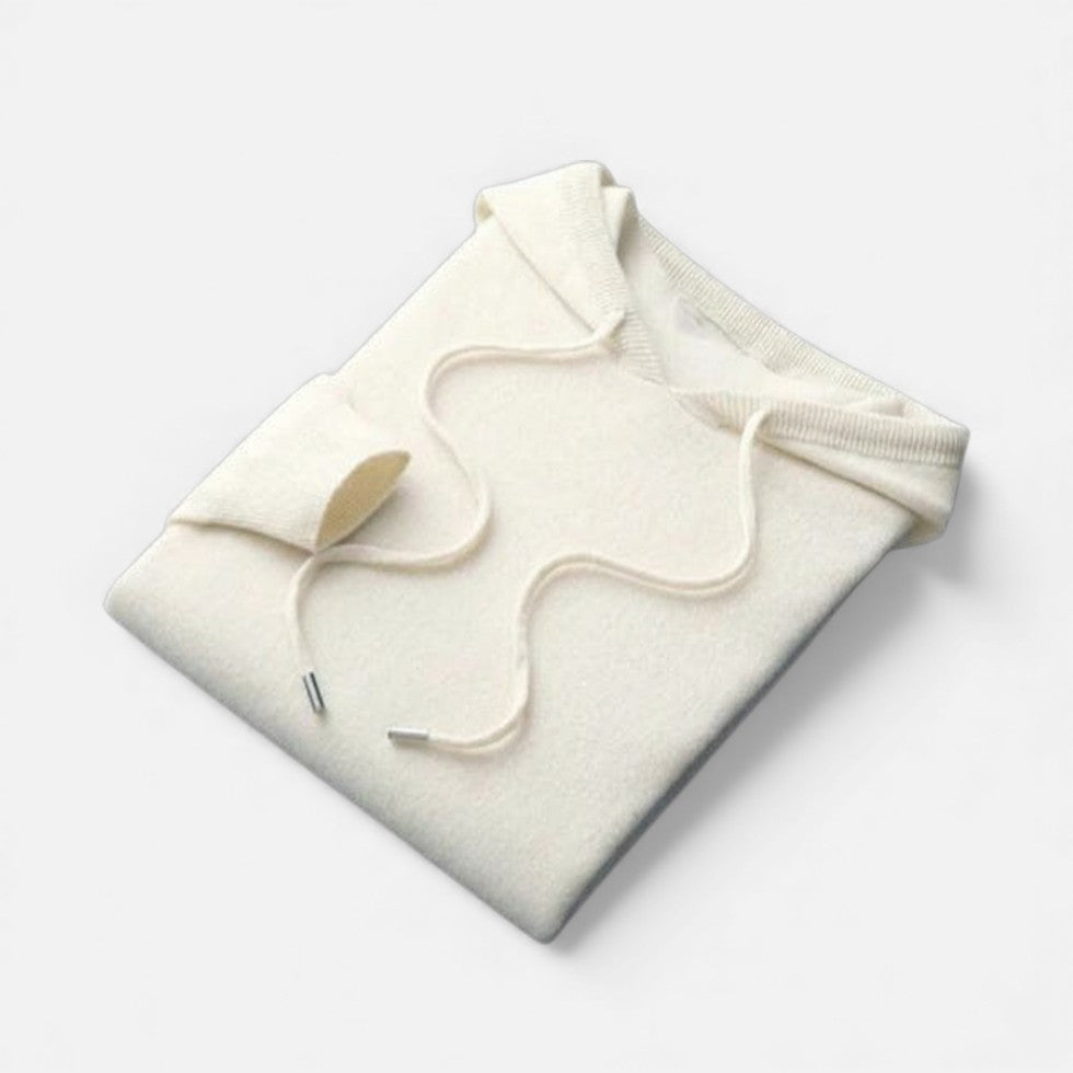 Pull à capuche en coton doux femme