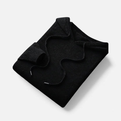 Pull à capuche en coton doux femme
