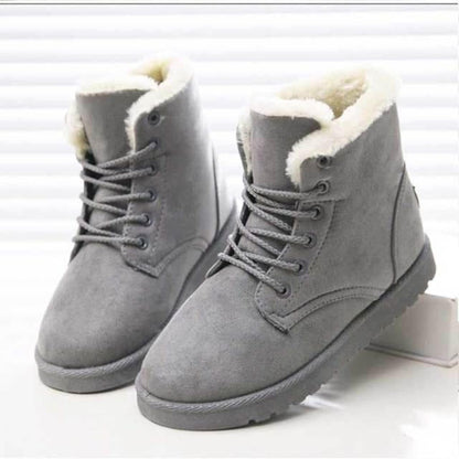 Bottines Femme Hiver avec Semelles Grip