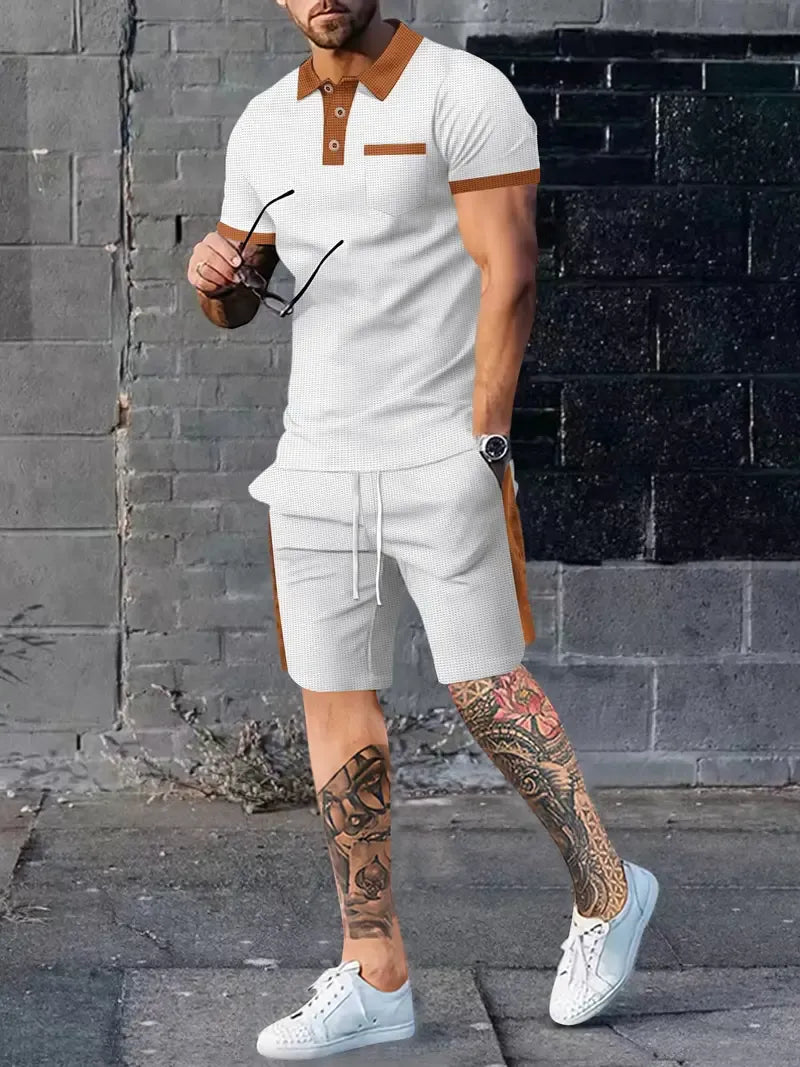 Tenue Décontractée Été pour Homme 2 Pièces - LuxeStyle
