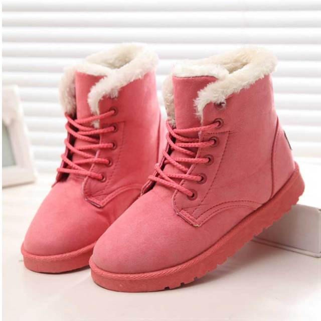 Bottines Femme Hiver avec Semelles Grip