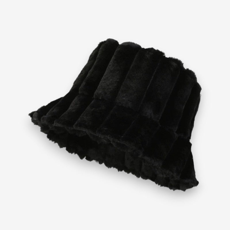 Chapeau Casquette Doux en Fourrure Synthétique