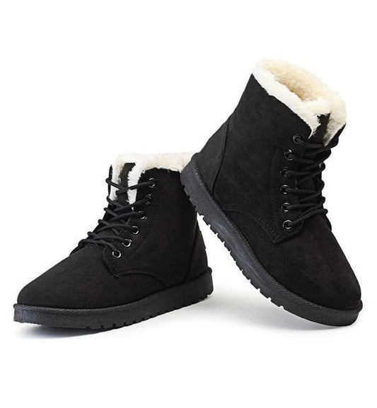 Bottines Femme Hiver avec Semelles Grip - LuxeStyle