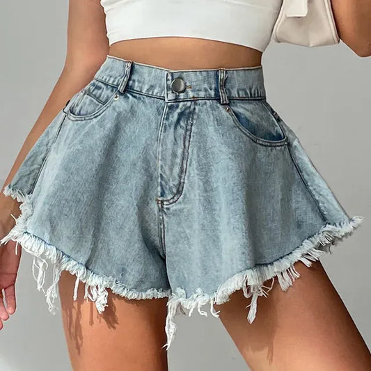 Short Jean Détente Été Féminin - LuxeStyle