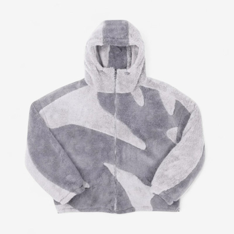 Veste Polaire Chaude à Capuche Étanche