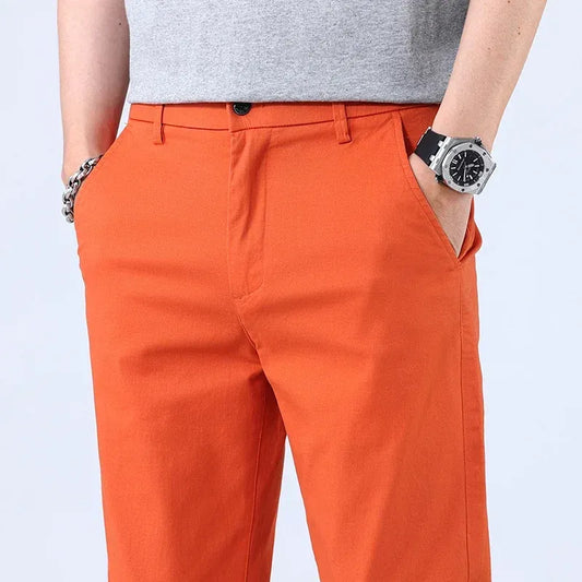 Pantalon Classique Confort pour Homme Élastiqué - LuxeStyle
