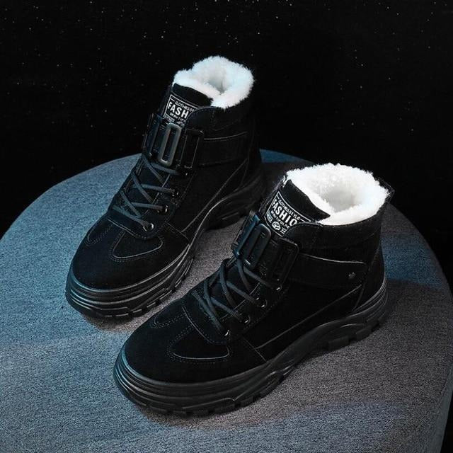 Bottes Femmes Hiver avec Semelles Anti-Dérapantes