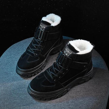 Bottes Femmes Hiver avec Semelles Anti-Dérapantes