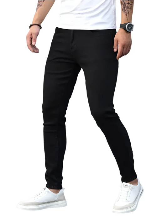 Jean Détente Élégant pour Homme avec Élasticité - LuxeStyle