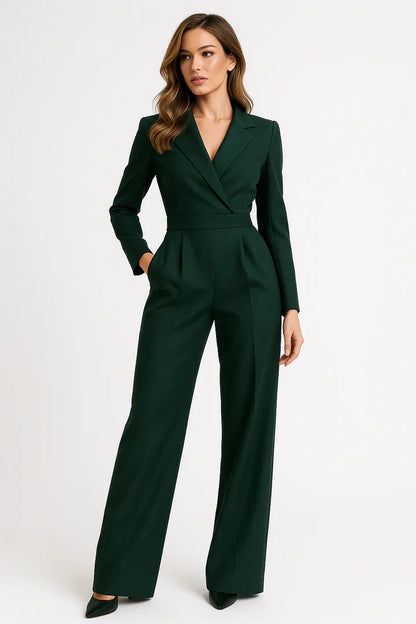 Veste Blazer Féminine Élégante à Jambes Larges
