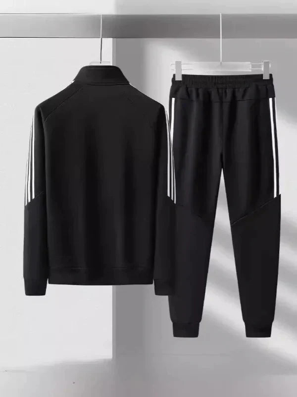Tenue Sport Chic pour Homme : Veste Col Montant et Pantalon Élégant