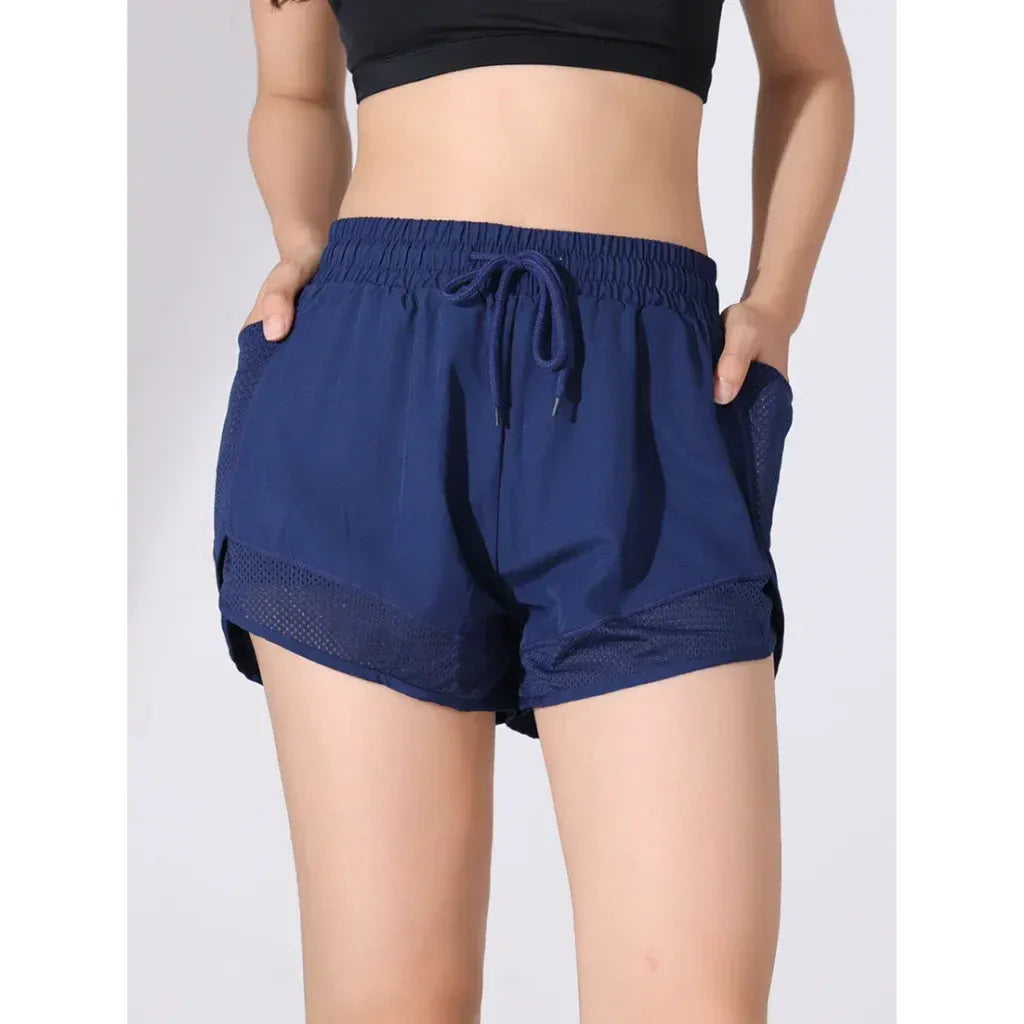 Short de Sport Féminin Élastiqué pour Yoga
