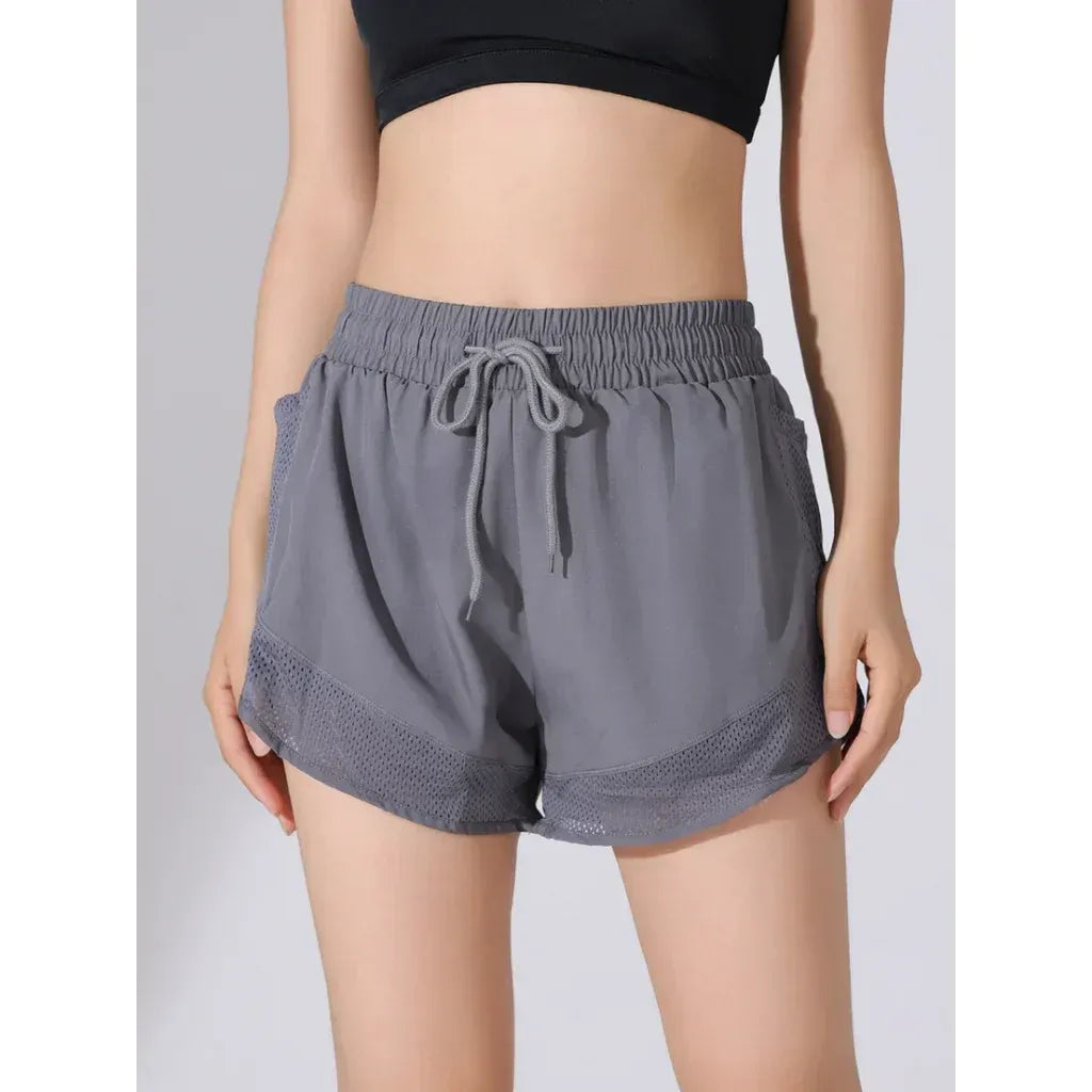 Short de Sport Féminin Élastiqué pour Yoga