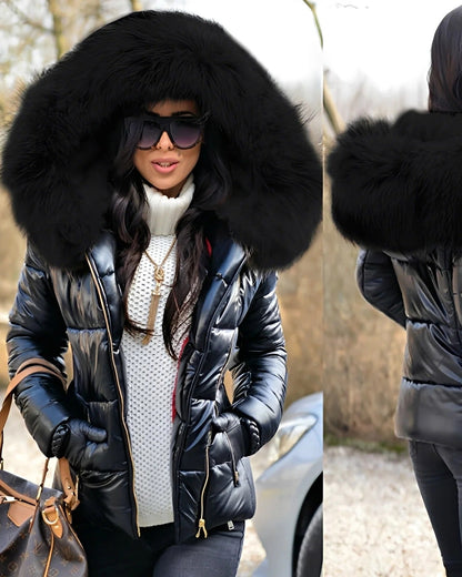 Parka Femme Élégante Hiver avec Capuchon