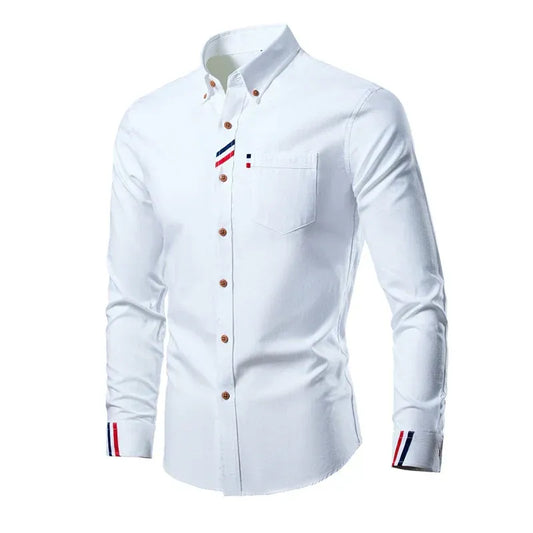 Chemise Homme Manches Longues Élégante pour Tout Les Jours - LuxeStyle