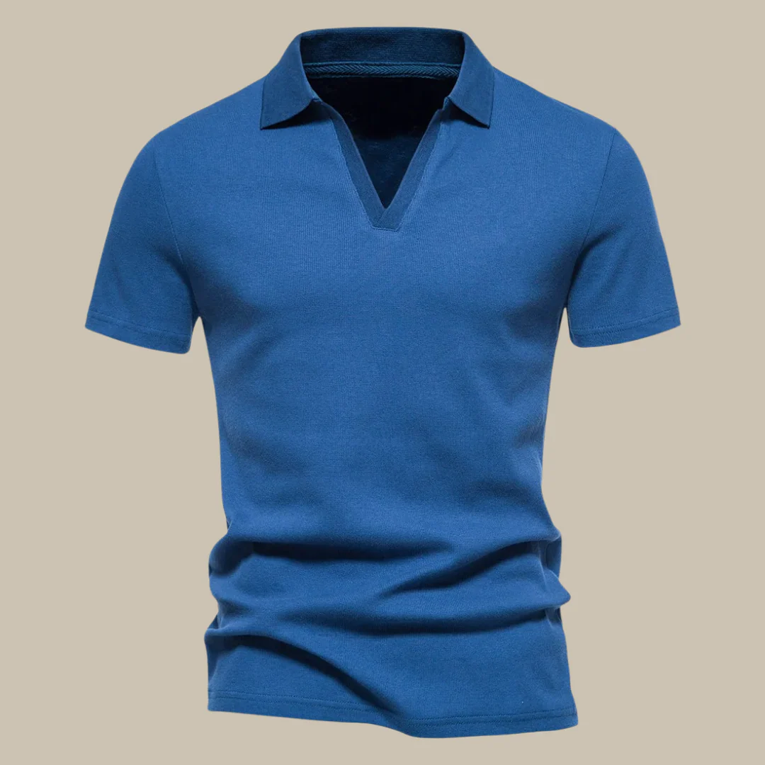 Chemise Polo Homme Élégante Manches Courtes - LuxeStyle