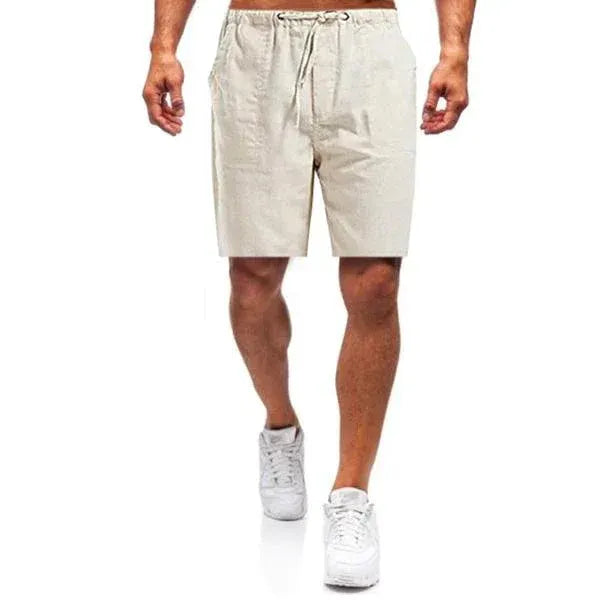 Short Décontracté pour Été Homme avec Ceinture Élastique